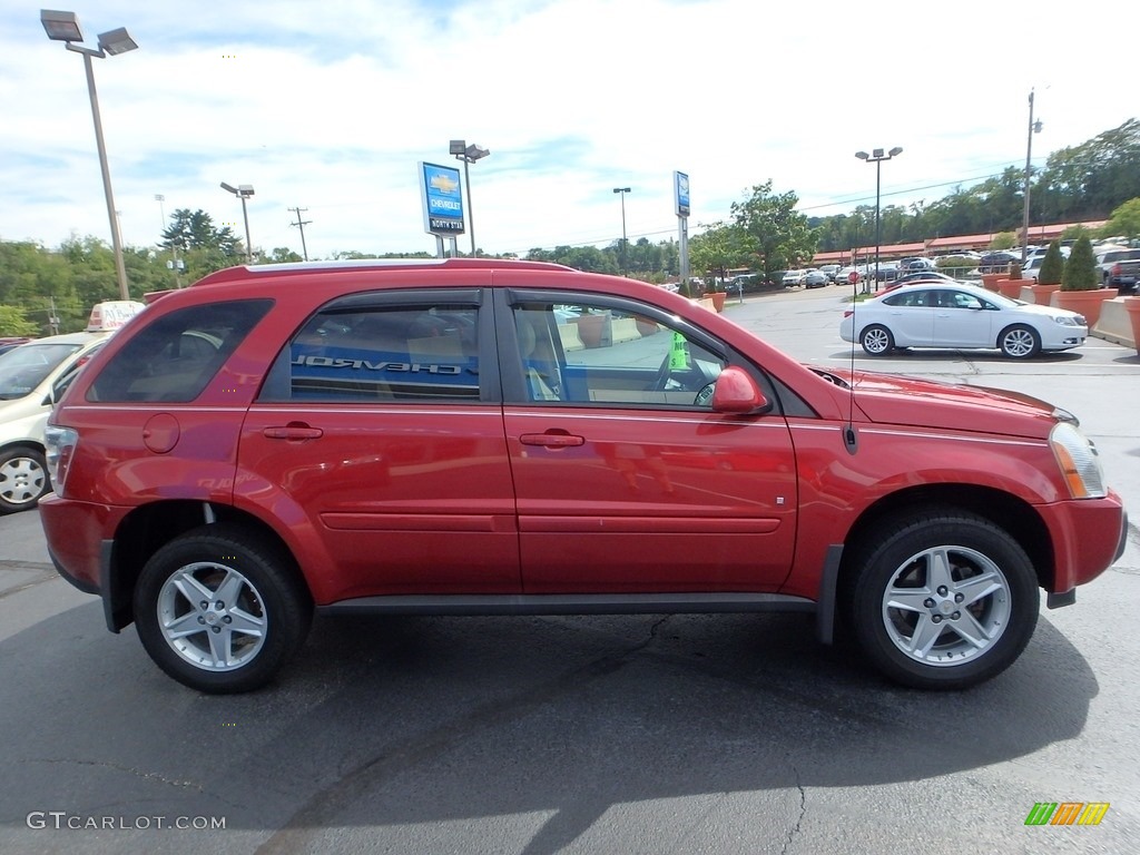 2006 Equinox LT AWD - Salsa Red Metallic / Light Cashmere photo #10