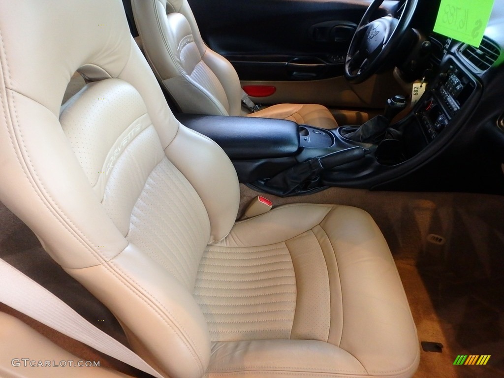 2001 Corvette Coupe - Navy Blue Metallic / Light Oak photo #9
