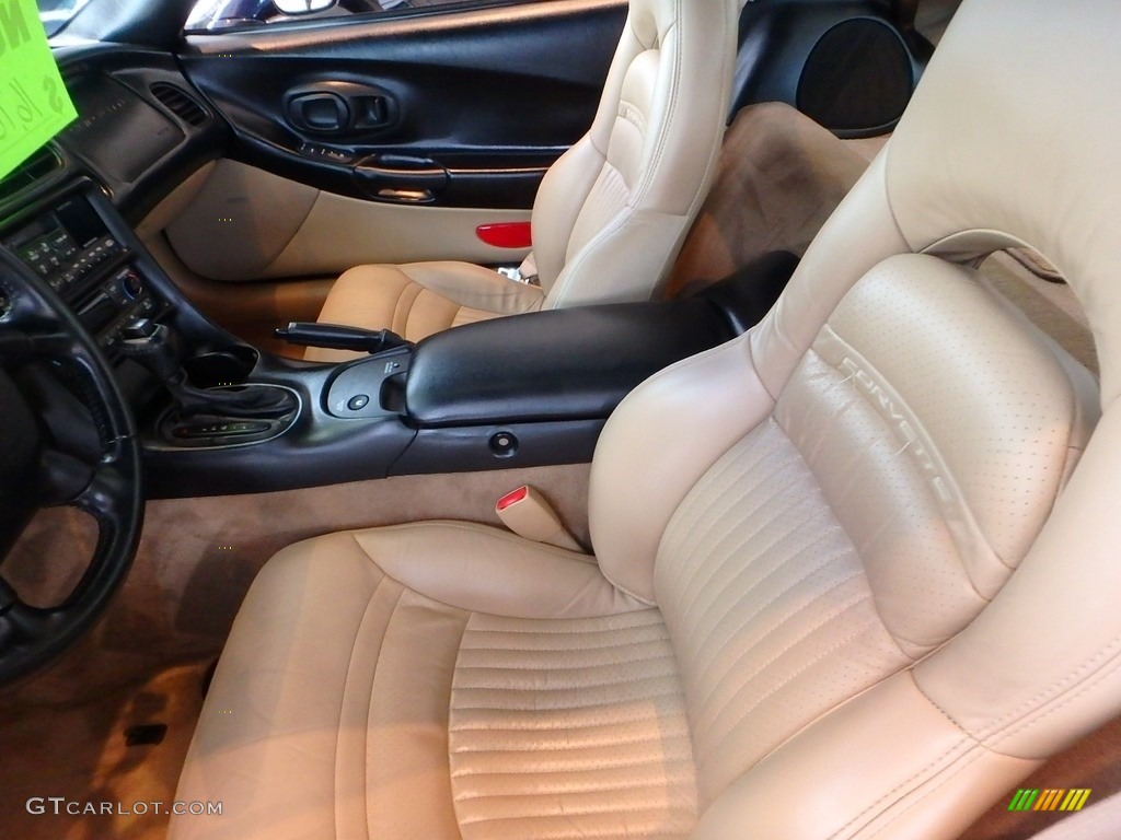 2001 Corvette Coupe - Navy Blue Metallic / Light Oak photo #13