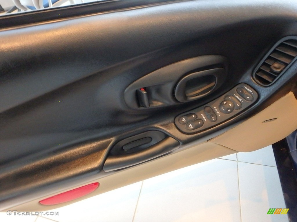 2001 Corvette Coupe - Navy Blue Metallic / Light Oak photo #15