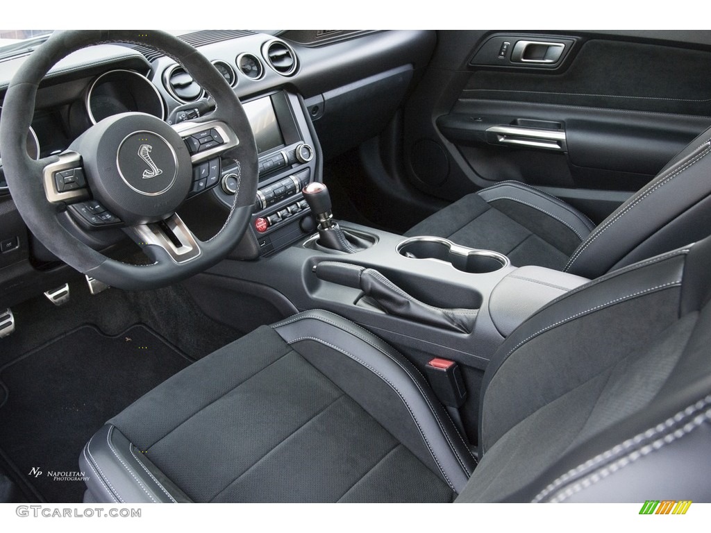 Ebony Interior 2016 Ford Mustang Shelby GT350 Photo #115756930