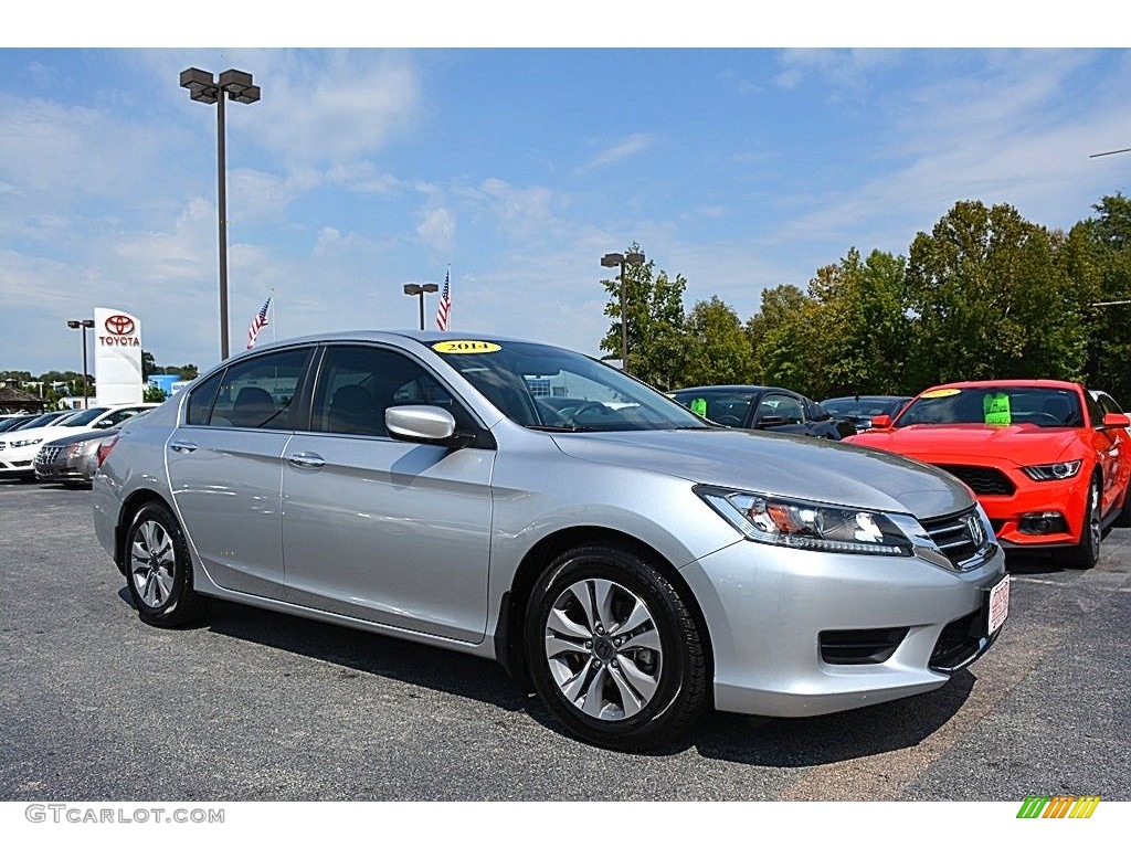 Alabaster Silver Metallic 2014 Honda Accord LX Sedan Exterior Photo #115758310