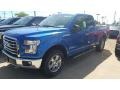 2016 Blue Flame Ford F150 XLT SuperCab 4x4  photo #1