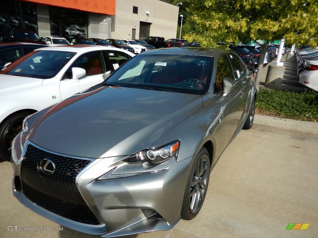 2016 IS 350 F Sport AWD - Atomic Silver / Rioja Red photo #1