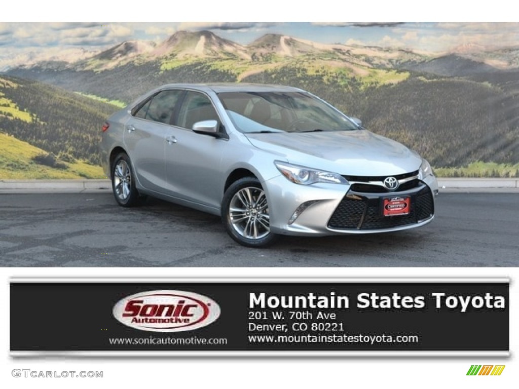 2015 Camry SE - Celestial Silver Metallic / Black photo #1