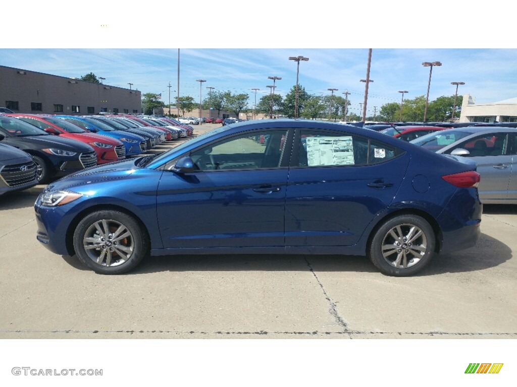 2017 Elantra SE - Lakeside Blue / Gray photo #2