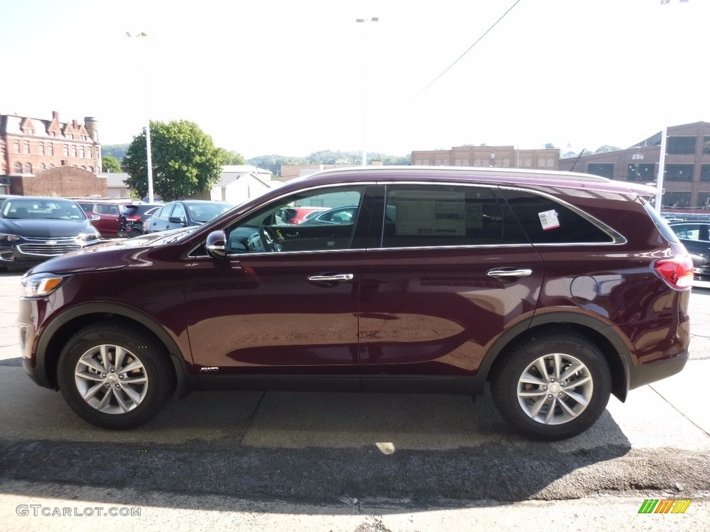 2017 Sorento LX AWD - Sangria / Black photo #6