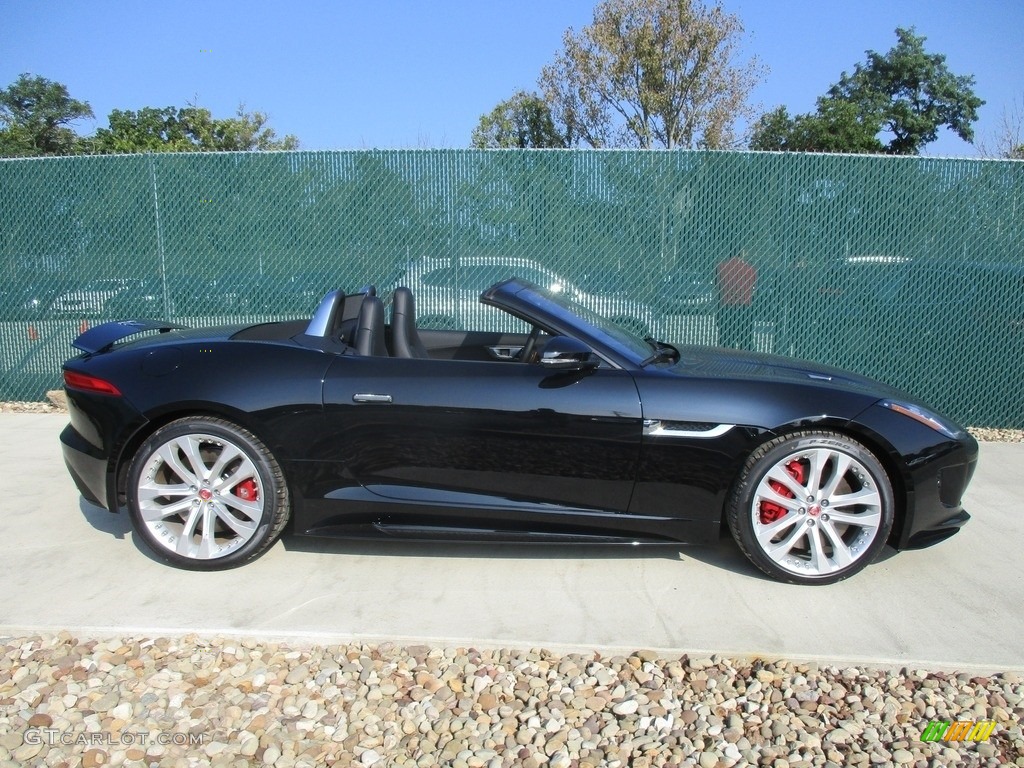 Ebony Black 2017 Jaguar F-TYPE S AWD Convertible Exterior Photo #115763288