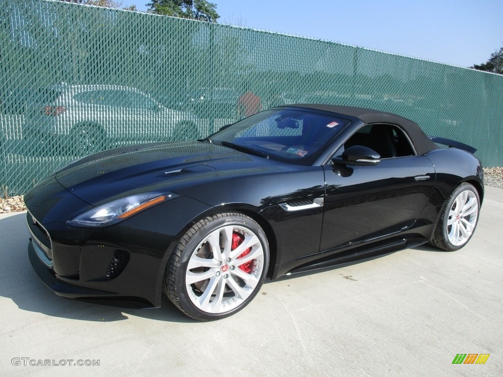 Ebony Black 2017 Jaguar F-TYPE S AWD Convertible Exterior Photo #115763468