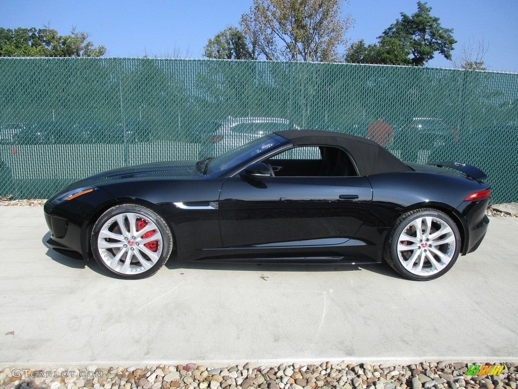 Ebony Black 2017 Jaguar F-TYPE S AWD Convertible Exterior Photo #115763498