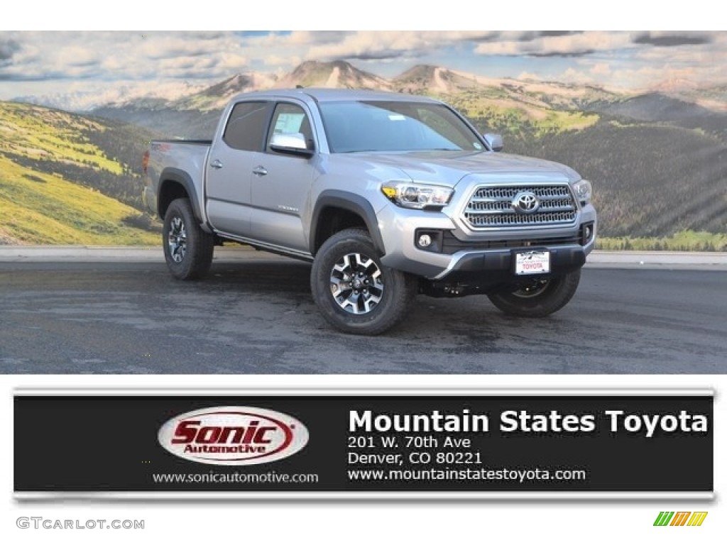 2017 Tacoma TRD Off Road Double Cab 4x4 - Silver Sky Metallic / TRD Graphite photo #1
