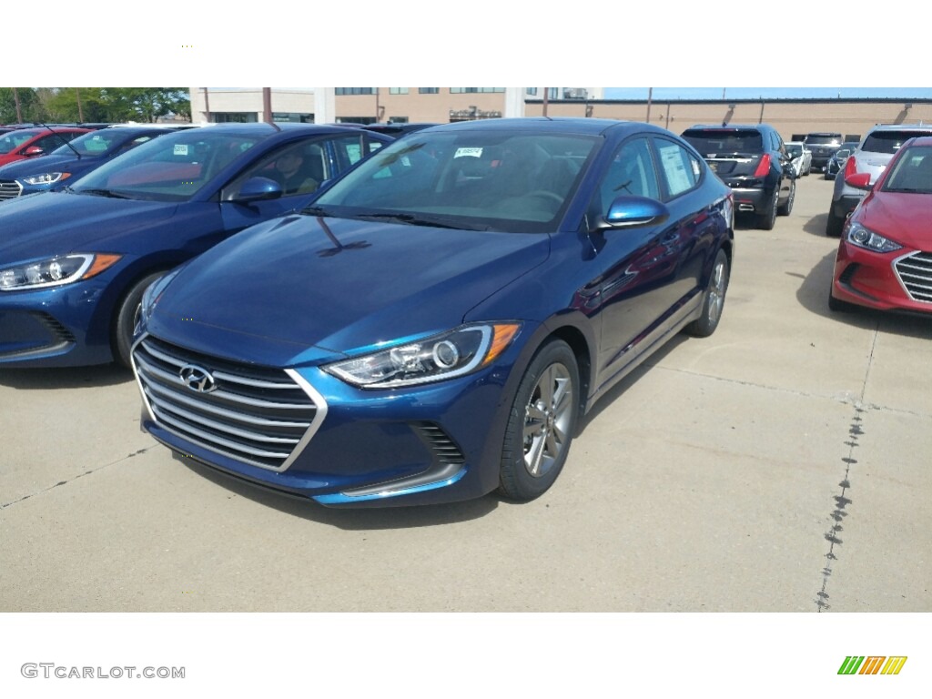 2017 Elantra SE - Lakeside Blue / Gray photo #1