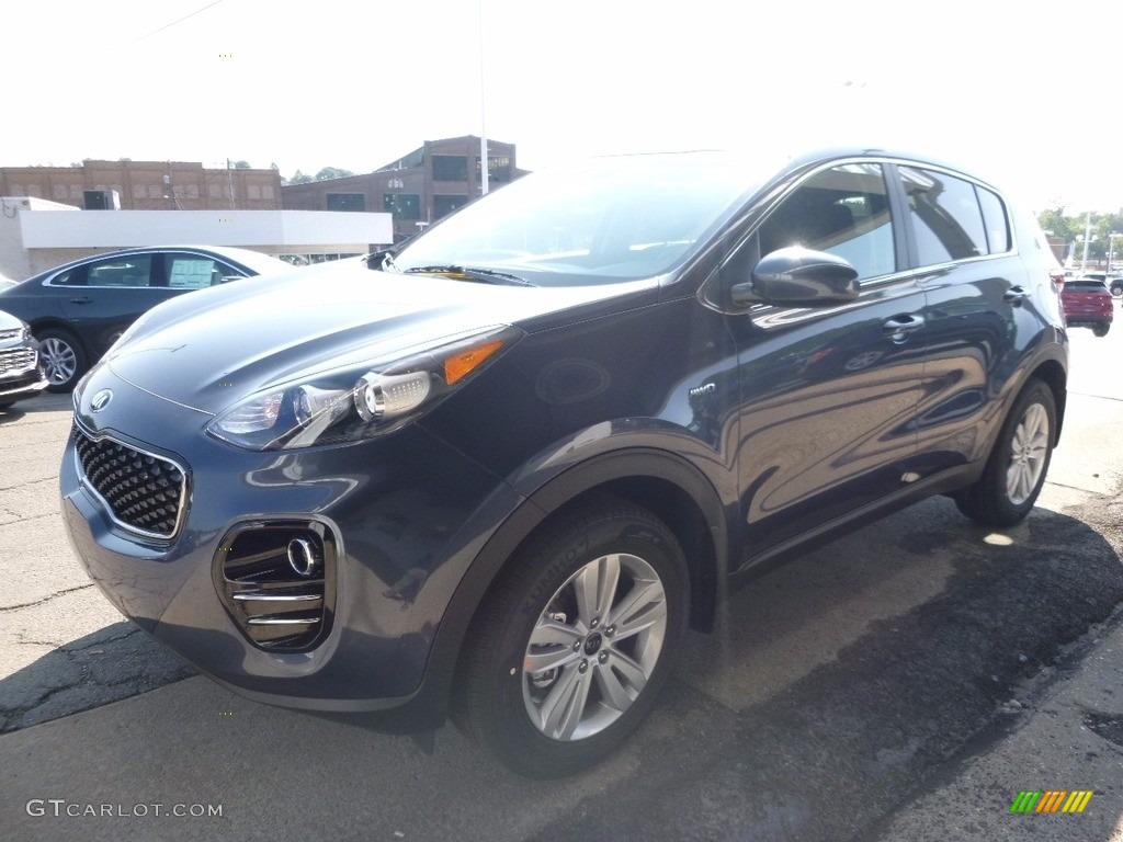 2017 Sportage LX AWD - Pacific Blue / Black photo #7