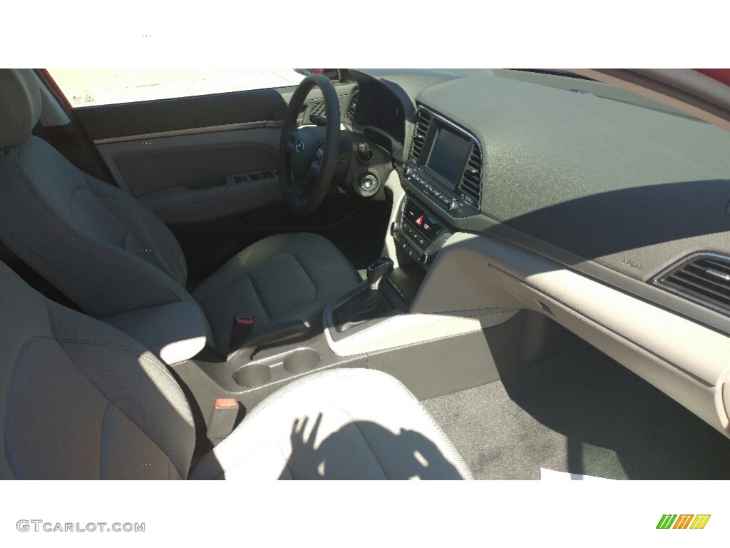 2017 Elantra SE - Red / Gray photo #3