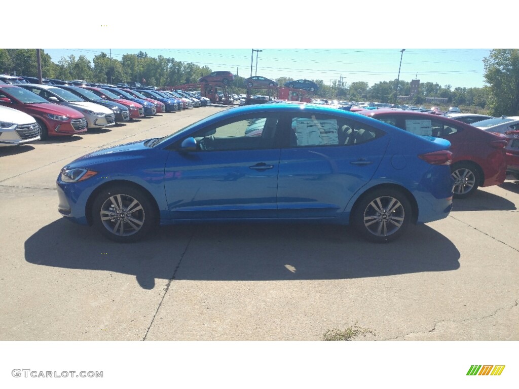 2017 Elantra SE - Electric Blue / Gray photo #2