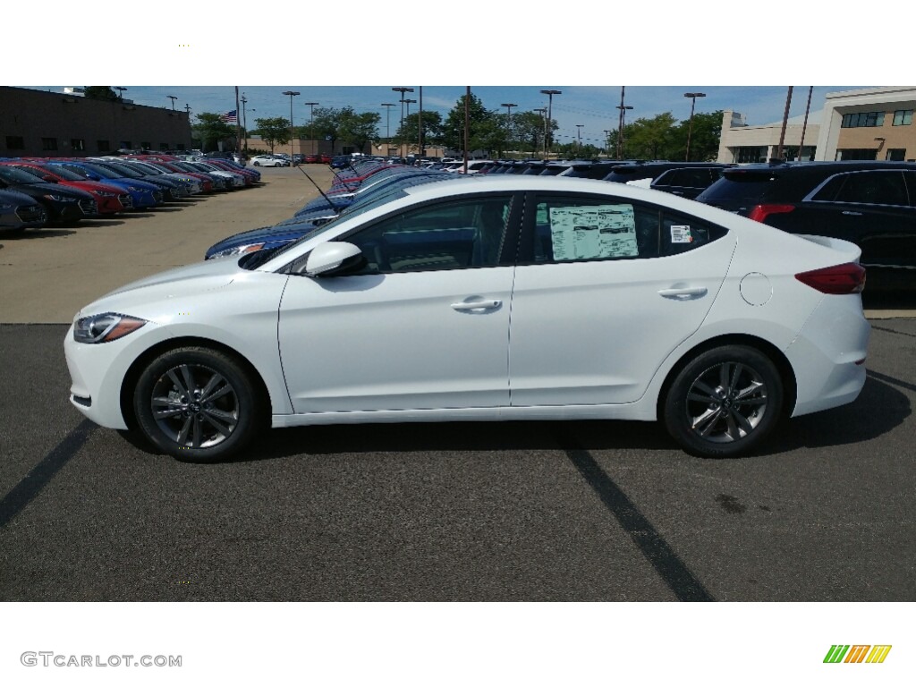 2017 Elantra SE - White / Beige photo #2