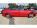 2017 Red Hyundai Elantra SE  photo #2