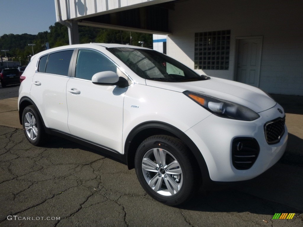 Clear White 2017 Kia Sportage LX AWD Exterior Photo #115764744