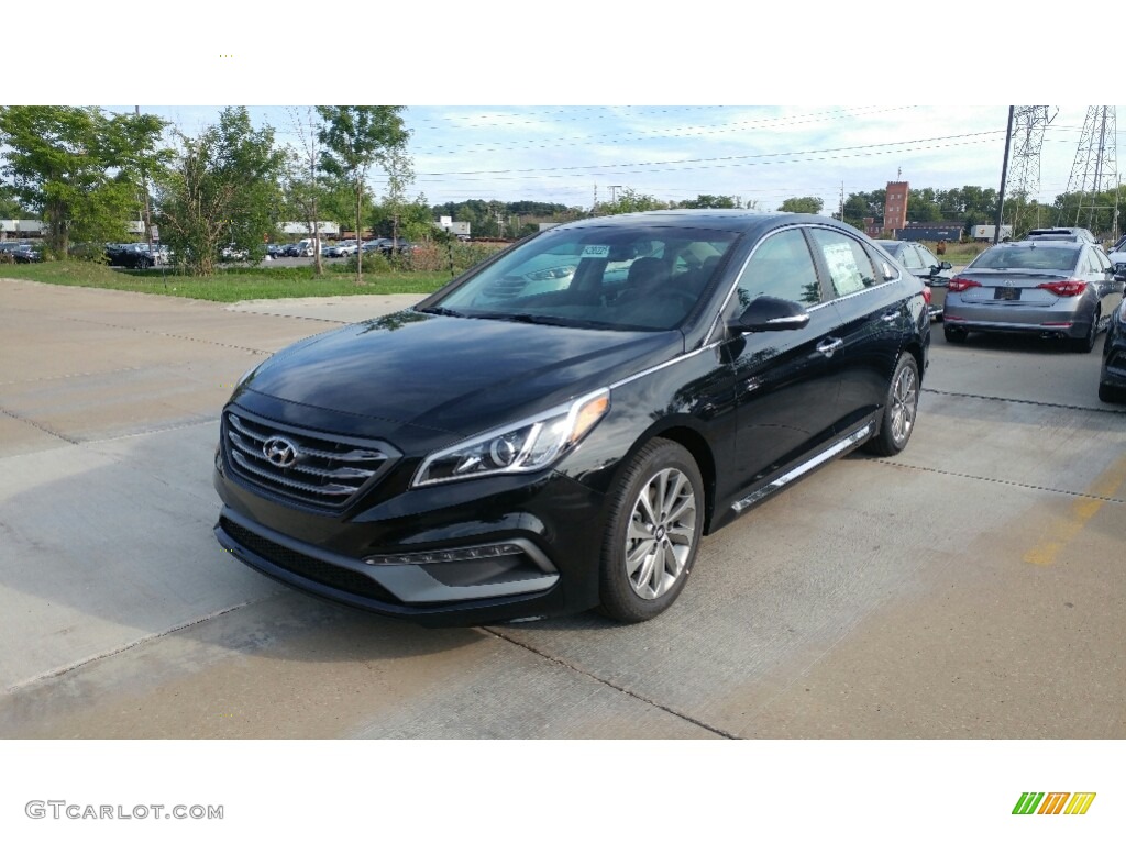 2017 Sonata Sport - Phantom Black / Black photo #1