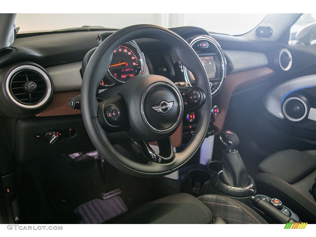 2017 Mini Hardtop Cooper S 2 Door Diamond Carbon Black Steering Wheel Photo #115764992