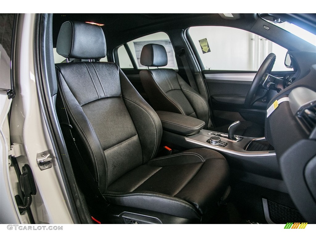 Black Interior 2017 BMW X4 M40i Photo #115765220