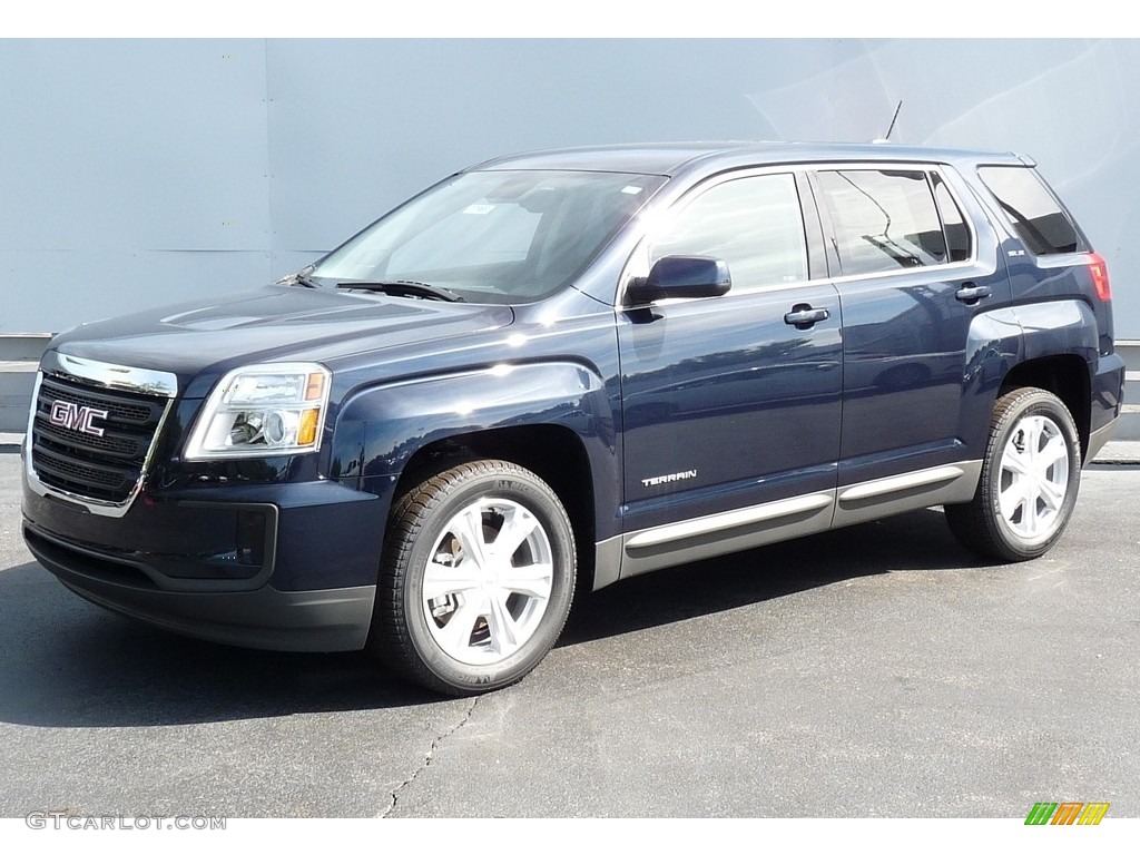 Dark Sapphire Blue Metallic 2017 GMC Terrain SLE Exterior Photo #115765442
