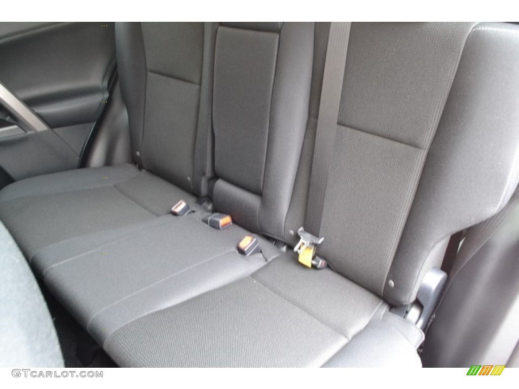 Black Interior 2017 Toyota RAV4 XLE AWD Photo #115765776