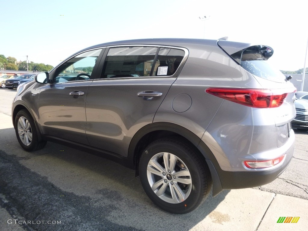 2017 Sportage LX AWD - Mineral Silver / Black photo #5