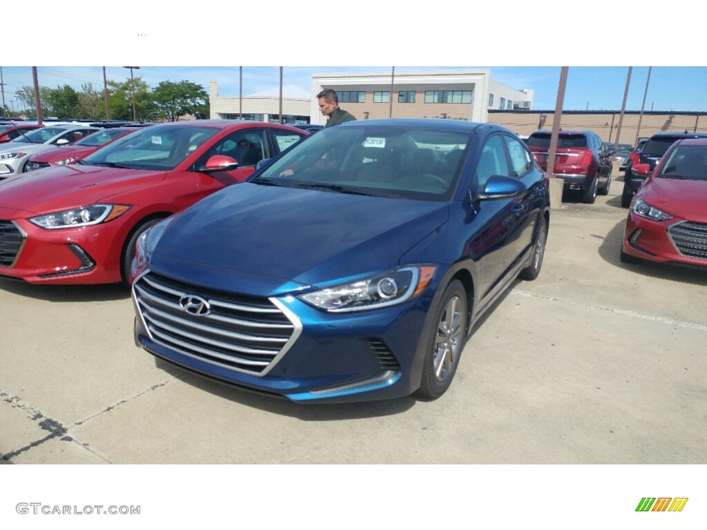 2017 Elantra SE - Lakeside Blue / Gray photo #1
