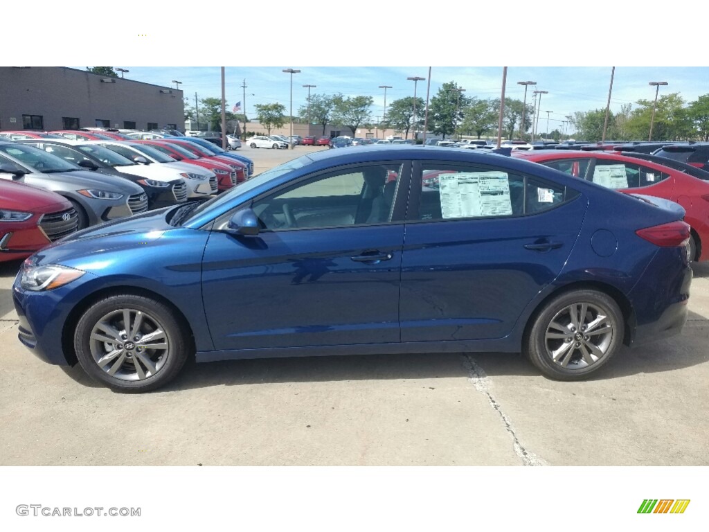 2017 Elantra SE - Lakeside Blue / Gray photo #2