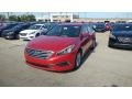 2017 Scarlet Red Hyundai Sonata SE  photo #1