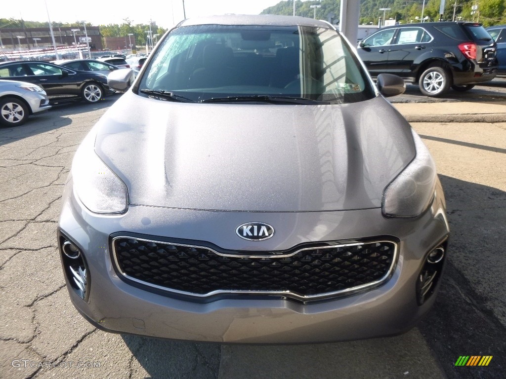 2017 Sportage LX AWD - Mineral Silver / Black photo #8