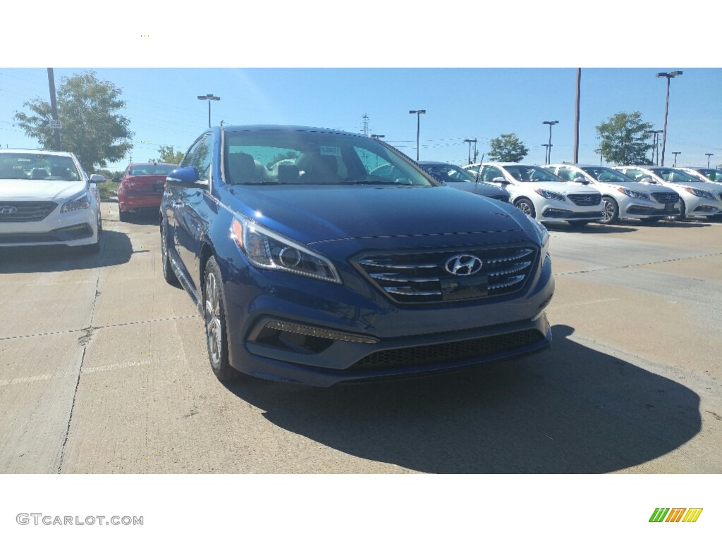 2017 Sonata Limited - Lakeside Blue / Gray photo #1