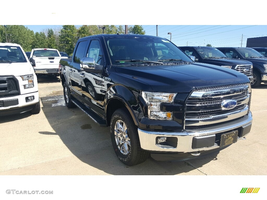2016 F150 XLT SuperCrew 4x4 - Shadow Black / Black photo #1