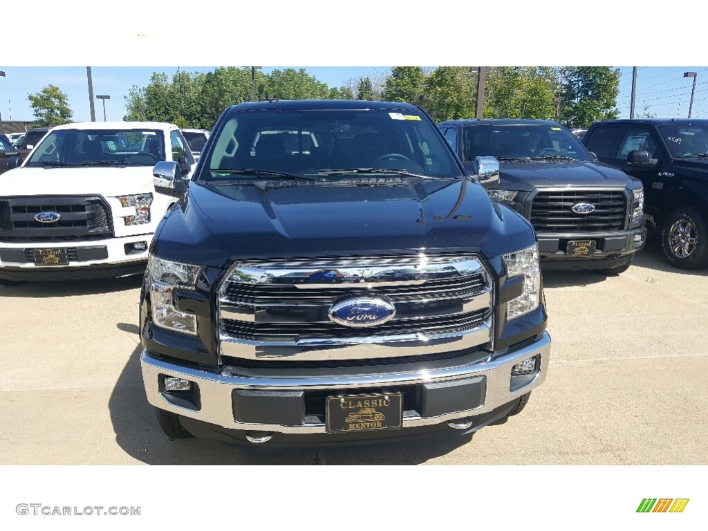 2016 F150 XLT SuperCrew 4x4 - Shadow Black / Black photo #2