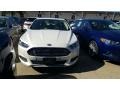 2016 White Platinum Tri-Coat Metallic Ford Fusion SE  photo #2