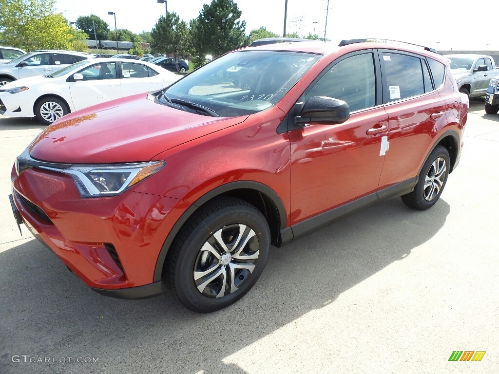 Barcelona Red Metallic 2017 Toyota RAV4 LE AWD Exterior Photo #115767872