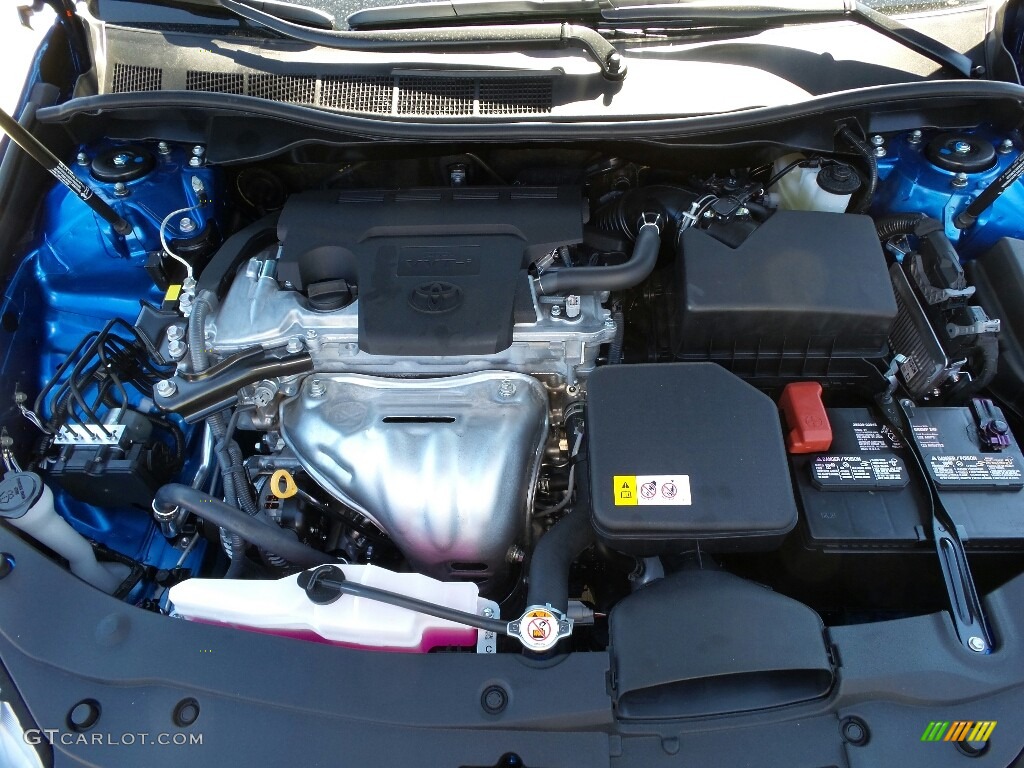 2017 Camry SE - Blue Streak Metallic / Ash photo #5