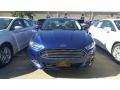 2016 Deep Impact Blue Metallic Ford Fusion SE  photo #2