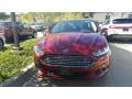2016 Ruby Red Metallic Ford Fusion SE AWD  photo #2