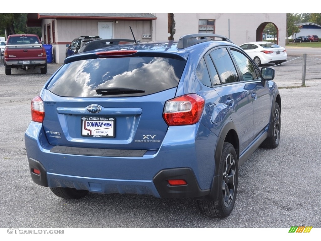 2014 XV Crosstrek 2.0i Limited - Quartz Blue Pearl / Ivory photo #3