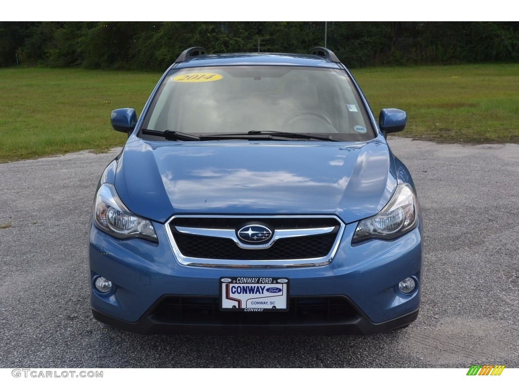 2014 XV Crosstrek 2.0i Limited - Quartz Blue Pearl / Ivory photo #11