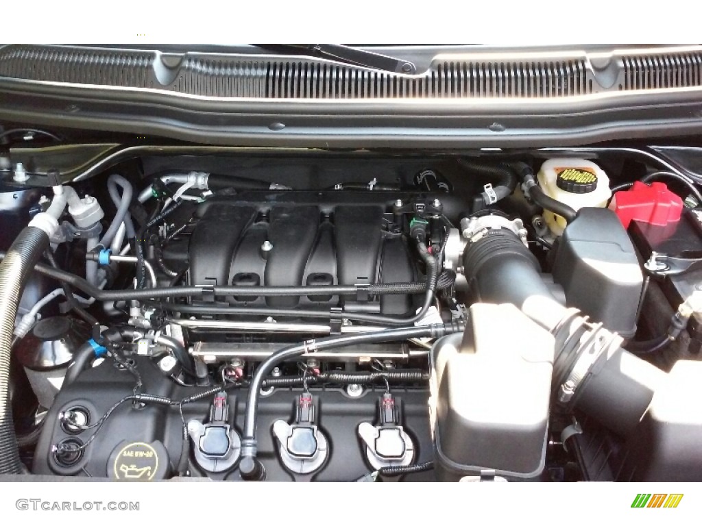 2016 Ford Explorer Police Interceptor 4WD 3.7 Liter DOHC 24-Valve Ti-VCT V6 Engine Photo #115774187