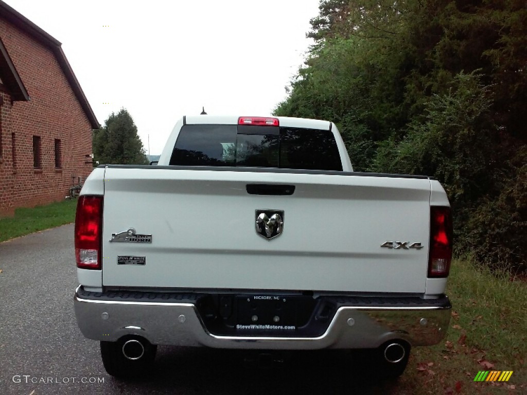 2017 1500 Big Horn Quad Cab 4x4 - Bright White / Black/Diesel Gray photo #7