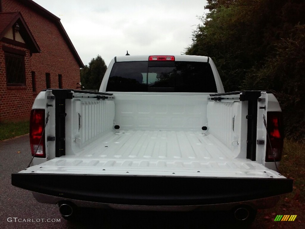 2017 1500 Big Horn Quad Cab 4x4 - Bright White / Black/Diesel Gray photo #11