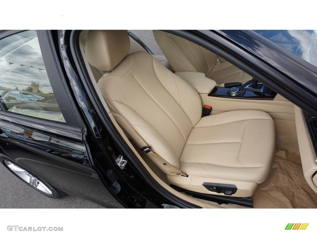 2014 3 Series 320i xDrive Sedan - Black Sapphire Metallic / Venetian Beige photo #10