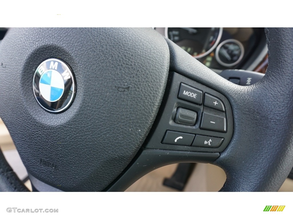 2014 3 Series 320i xDrive Sedan - Black Sapphire Metallic / Venetian Beige photo #15