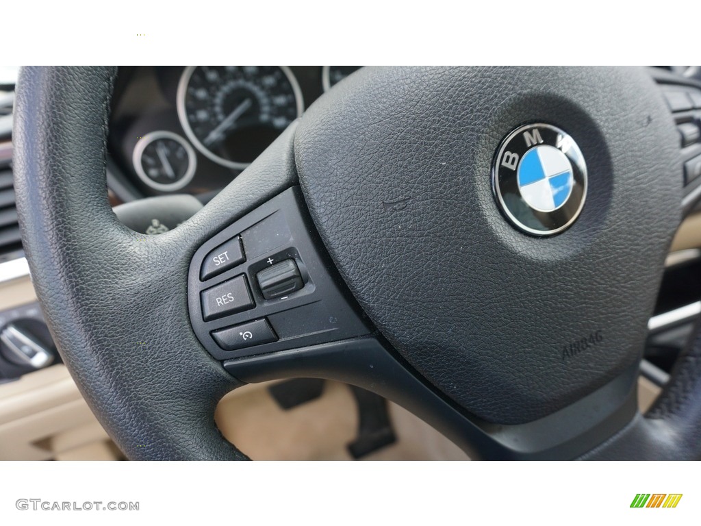 2014 3 Series 320i xDrive Sedan - Black Sapphire Metallic / Venetian Beige photo #16