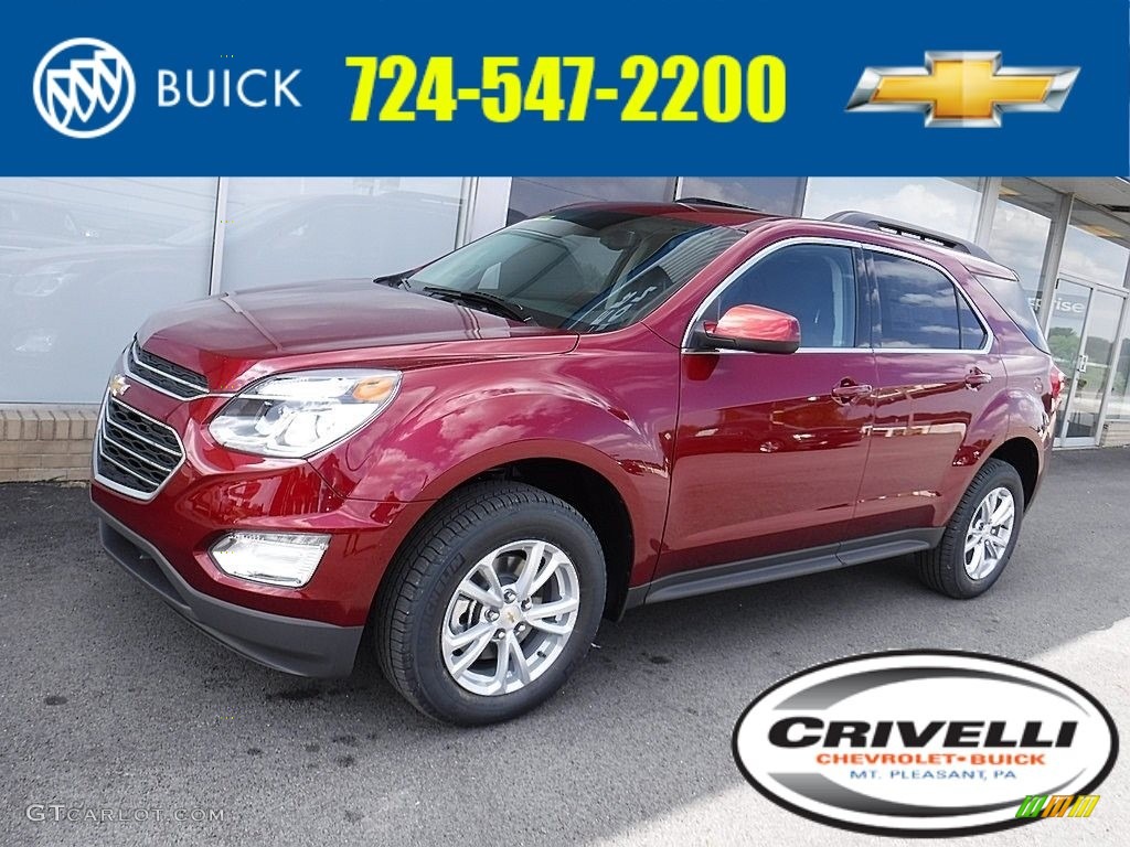 2017 Equinox LT AWD - Siren Red Tintcoat / Jet Black photo #1