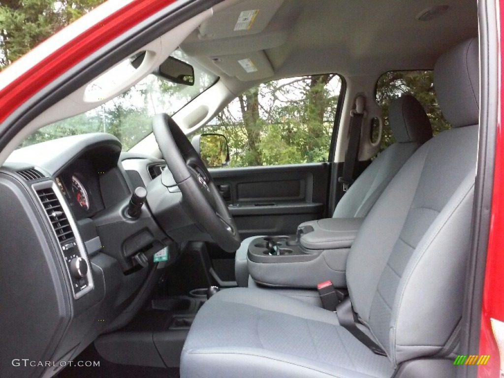 Black/Diesel Gray Interior 2017 Ram 2500 Tradesman Crew Cab 4x4 Photo #115777595